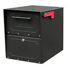 Dry Stays Steel Locking Mailbox Business Residential Black Mail Clean
