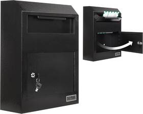 Durabox 445052559565 Drop Box Deposit Safe 12 X 4 15 Inch Heavy Duty Steel Wall Mount Mailbox