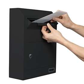 Durabox 675900589872 Wall Mount Locking Drop Box Heavy Duty Steel Mailbox For Rent Payments Mail K