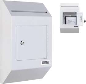 W300 Durabox 744759692177 Wall Mount Box Steel Drop Slot Safe Locking Deposit Cash Money Mailbox Check