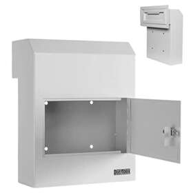 D500 Durabox 785497809526 Throughthedoor Locking Drop Box Steel Mailbox For Depositing Mail Keys Rent