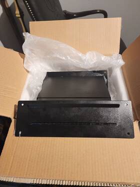D100-bk Durabox Through The Wall Deposit Chute Black New Open Box