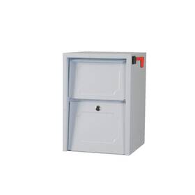 Dvjr0060-3 Dvault Post Mount Mailboxes 20 Inch Hx14 W Corrosion/fade Resistant Galvanized Steel
