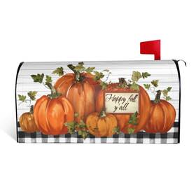 Dxshcg 674472692869 Autumn Pumpkin Thanksgiving Mailbox Covers Magnetic Letter Post Box Cover Wra