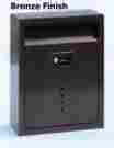 E10bz Ecco Fuoriserie Large Steel Wall Mount Locking Mailbox Bronze Finish