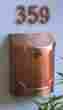E4ac Ecco E4 Wall Mounted Mailbox In Antique Copper Finish Brand New Free Shipping