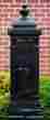 E8bk-thumb Ecco Victorian Style Tower Mailbox Satin Black Thumbnail Latch E8bk