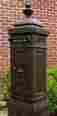 E8rb Ecco Victorian Style Tower Mailbox In Rust Bronze