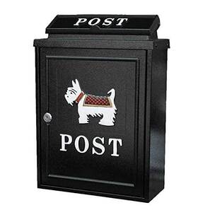 Eatingbiting 788418947222 16 Inch Puppy Logo Wall Mounted Letter Box Lockable Post Mail