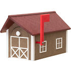 Emb-wn Dress The Yard Weatherwood Vinyl Amish Mailbox