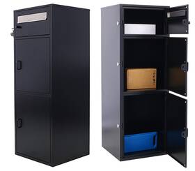 Etsg 699935876752 Large Package Delivery Boxes Galvanized Steel Parcel Drop Mailbox With Locking