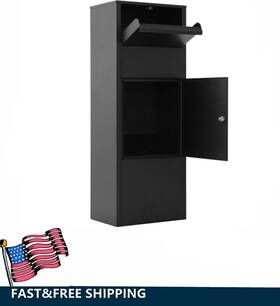 Etsg 699970235903 Parcel Delivery Drop Box For Porch Lockable Secure Storage Compartment Mailboxes