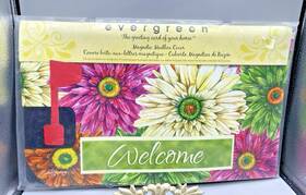 Evergreen 053648565547 Magnetic Mailbox Cover Inch Gerberas Daisies Fits Standard Boxes New Nip