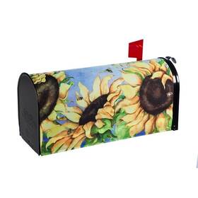Evergreen 053648567398 Sunflowers Mailbox Cover Standard Size