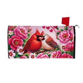 Evergreen 801946694243 Cardinal Lovers Mailbox Cover Standard Size