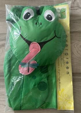 Evergreen Solar 053648565660 3-d Appliqu Mailbox Cover Frog Nip