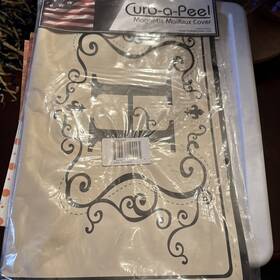 56104 Evergreen Solar Curb-a-peel Magnetic Mailbox Cover H Monogram Letter