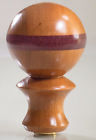 F-103e-2184-t Picinae Studios New Cherry And Purple Heart Ball Finial Tung Oil 854921005121