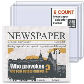 Rt-faccito-2774 Faccito 6 Pack Hard Newspaper Holder 13 Inch X 11 Rigid Pvc Protection Plastic
