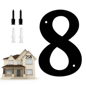 Fadaat 749350935937 10.6 Inch Large House Numbers Modern Floating For Outside Metal N