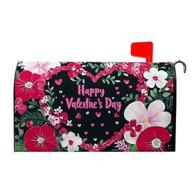 Hvshg10 Farg Valentines Day Mailbox Covers Magnetic Valentine Flowers