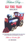 Fathers Day Gift. Time Train Mailbox