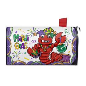 Fbcoo 749877744425 Mardi Gras Mailbox Cover Magnetic Standard Size 21 Inch X19 Crawfish New Orleans
