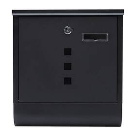 Fine Art Lighting 657664529424 Outdoor Ultimate Secure Wall Mounted Locking Steel Mailbox Size 12 Inch W X 4