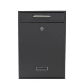 Ma36a Fine Art Lighting Wall Mounted Mailbox Black Sand Grain