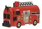 Firefighter Red Hand Painted Truck Firetruck Mailbox Fire