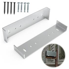 M302z20cm02 Fixirons Metal Mailbox Mounting Bracket Large For Mailboxes With 8 Inch Wide Floor