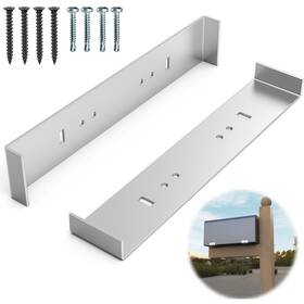 M302z275mm02 Fixirons Metal Mailbox Mounting Bracket Large For Mailboxes With 11 Wide Floor
