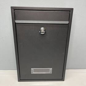 Fixturedisplays 190715051654 Outdoor Drop Box Locking Wall Mounted Mailbox Suggestion Donation