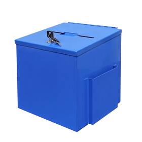Fixturedisplays 190715095153 8x9x10 Inch Donation Box Car Key Check Drop Tithes Offering Church Collections