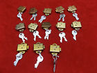 13-lori Flat Lock Lever Ilco Style Keyed Unican Apartment- Steel Mailbox