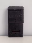 Flip Metal Vintage Mailbox Mount Black Wall Top