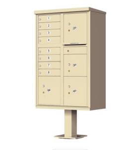 1570-8t6 Florence 8 Tenant Cluster Mailbox Model #1570-8t6. Stand Not Included