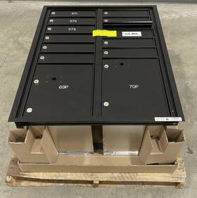 4cadd-10 Florence Corporation Versatile 10 Tenant 2 Parcel 4c Comm Mailbox Recessed Mount