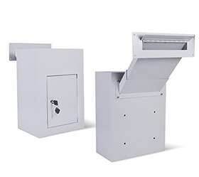Flybold 908008153853 Drop Slot Safes Key Box Mail Slots For Walls Tall Wall Safe Dual
