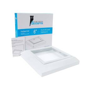 52506011 Fortress Accent 6-in White Post Base Cover