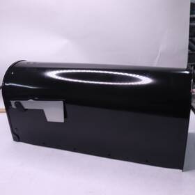 Fm110bam Franklin Post-mount Mailbox Medium Black Galvanized Steel