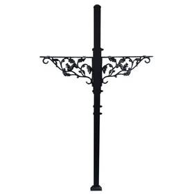 230103 Fuduojin 40.2-51.5 Inch H Two-sided Heavy Duty Outdoor Mailbox Post Dual
