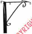 00046081104602 Fulton Mail Box Post With Bracket Mount Ships Free