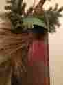 G15bc Unbranded Vintage Looking Metal Primitive Christmas Mailbox W Greens Seasonal North Pole