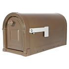 Garrison Venetian Bronze Large Steel Post Mount Mailbox