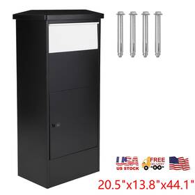 X44.1 Garvee 629829902281 20.5 Inch X13.8 Package Letter Delivery Boxes Coded Lock Home Drop Container