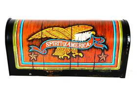 Sa10 Gemini Vintage Spirit Of America Rural Mailbox Bald Eagle Patriotic Read