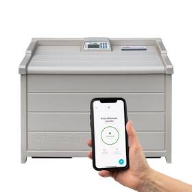 Genie 050049024758 Benchsentry Connect Tan Package Delivery Box For Outside