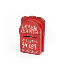 Gerson 687293566996 Cmas Decor Santa Mailbox
