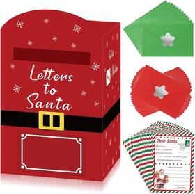 Oc-gersoniel-4557 Gersoniel Christmas Mailbox Letters To Santa Kit Xmas 24 Set Multicolor